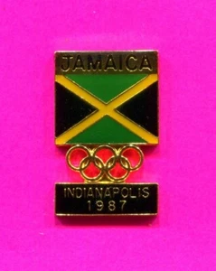Pin olímpico de Jamaica 1988 noc Indianápolis 1987 pin - Imagen 1 de 1
