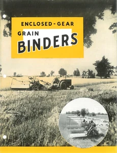IH International McCormick-Deering Enclosed-Gear Type E Grain Binders Brochure - Picture 1 of 11