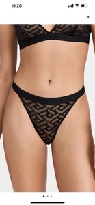 Versace Tulle Monogram Panties - Picture 1 of 3
