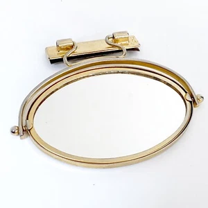 Vintage Lou Taylor  Purse Mirror Replacement Swivel Reversible Handbag - Picture 1 of 4
