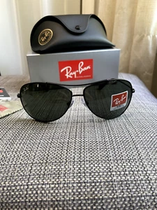 Gafas de sol Ray-Ban RB3293 para hombre Aviator en negro y verde - Imagen 1 de 6