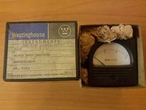 WESTINGHOUSE 17976 0-1500 RPM SPEED INDICATOR *NEW IN A BOX* Panel Meter RC-351 - Picture 1 of 1