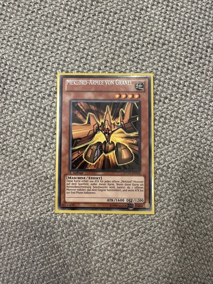 Yugioh Shifted Name Misprint - Meklord-Armee Von Granel (LP) EXVC-DE014 Foto 1 de 1