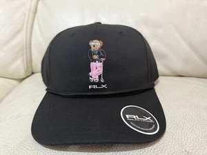 Ralph Lauren Baseball Cap schwarz RLX Polo Bear Golfer NEU UVP 75£ - Bild 1 von 4