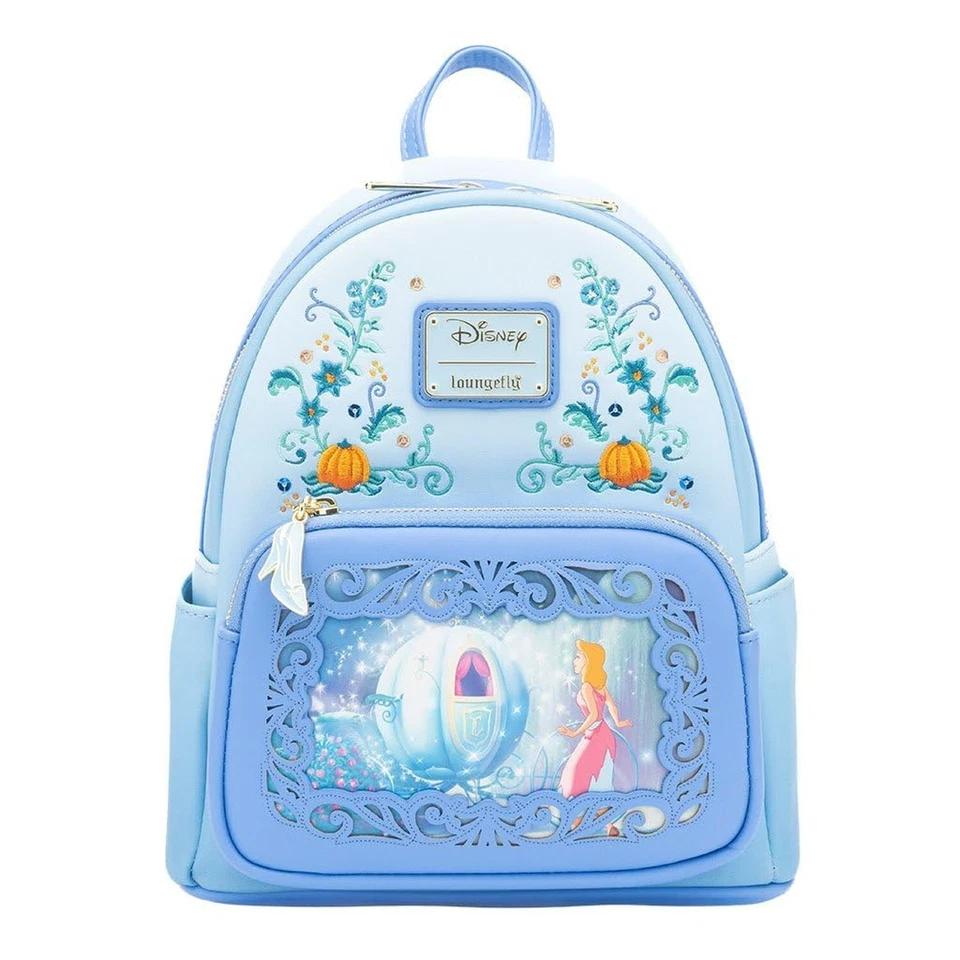 Officially Licensed Loungefly Disney Princess Cinderella Window M-Backpack