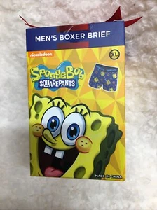 Sponge Bob SquarePants Size XL Mens Boxer Brief NIB - Picture 1 of 9
