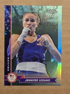 2024 Topps Chrome U.S. Olympic & Paralympic Team #13 Aqua Refractor #/199 - Picture 1 of 10