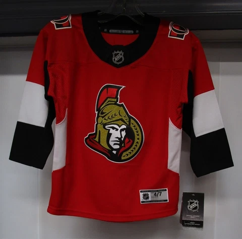 NHL Ottawa Senators Jersey Home Red Kids Sweater Size M 4 - 7 NEW Cover