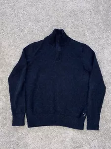 Maglione American Eagle Outfitters taglia media vestibilità atletica grigio nero - Foto 1 di 6