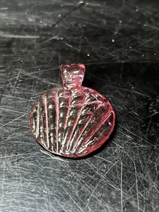 Hand blown Glass Necklace Pendant Shell -Style Art Piece - Picture 1 of 6