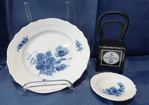Royal Copenhagen 2 Teller Blaue Rose - Picture 1 of 5