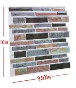 3d wall tile stickers for kitchen or bathroom backsplash - Picture 1 of 4