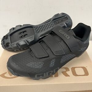 NEW! GIRO RANGER Men's MTB Cycling Shoes - BLACK -Size EU46 / US12 - SHIP IN 24h