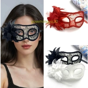 Costume Party Lace Half-face Adult Woman Eye Mask Halloween Performance Props - Picture 1 of 9