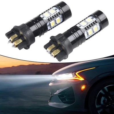LED Bulbs For DC 12-24V 6000K Anti-Fog Lights Daytime Lights Error - Image 1 of 4