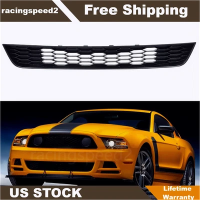 Parrilla de parachoques inferior delantera para Ford Mustang 2013-2014 13-14 negra 2 puertas Foto 1 de 4