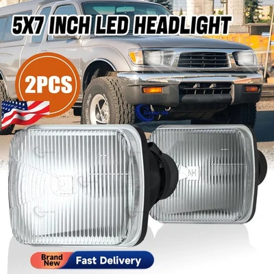 Juego de 2 pares de faros de haz sellado rectangular para camioneta Chevy Foto 1 de 4