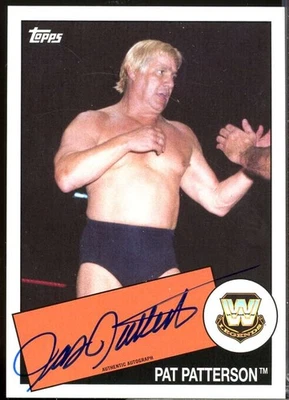 Pat Patterson Card 2015 Topps Heritage WWE Autographs #NNO  - Image 1 of 2