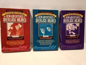 The New Adventures of Sherlock Holmes 3 Volume Audio Cassette Set - Picture 1 of 10
