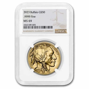 2023 1 oz Gold Buffalo MS-69 NGC - Picture 1 of 3
