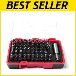 Precision-Machined 61pc Bit Set in Durable Case - Perfect for Electronics & More - Picture 1 of 8