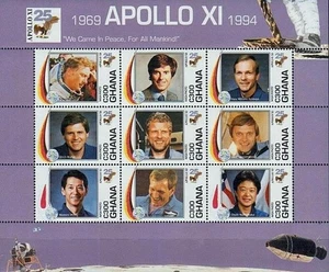 π GHANA 1994 SPACE// APOLLO 11 M/S SC#1701 MNH ** π - Picture 1 of 1