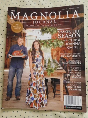 Magnolia Journal Premier Issue #1  Chip & Joanna Gaines Savor the Season XLNT - Image 1 of 4