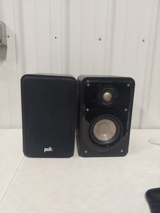 Polk Audio Signature S15 Bookshelf Speakers Black Tested #2766 - Picture 1 of 10
