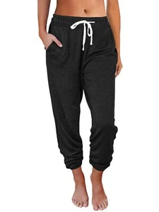 Baggy Sweatpants for Women with Pockets-Lounge Womens Pajams Pants-Womens Run... - Picture 1 of 6