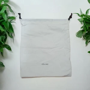 Authentic Celine Drawstring Dust Bag/Pouch CREAM Fabric Size 15x13 - Picture 1 of 6