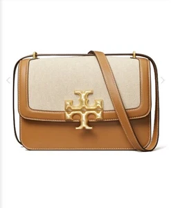 Bolso de Hombro Convertible Tory Burch Eleanor Kobicha 79489 Nuevo con Etiquetas - Imagen 1 de 9