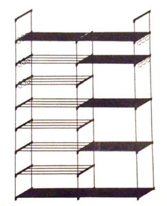 ROJASOP Shoe Rack Organizer 8-Tier 26-32 Pairs for Closet Entryway Garage F/Ship - Picture 1 of 4