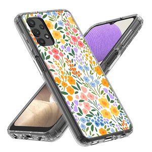 CBUS Blumenmuster Handyhülle für Samsung Galaxy A32 5G (Blumen auf Weiß) - Bild 1 von 6