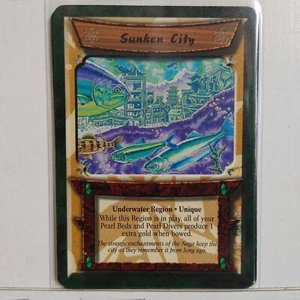SUNKEN CITY -- LEYENDA 5 ANILLOS CCG -- CARMESÍ Y JADE -- CASI NUEVO - Imagen 1 de 1