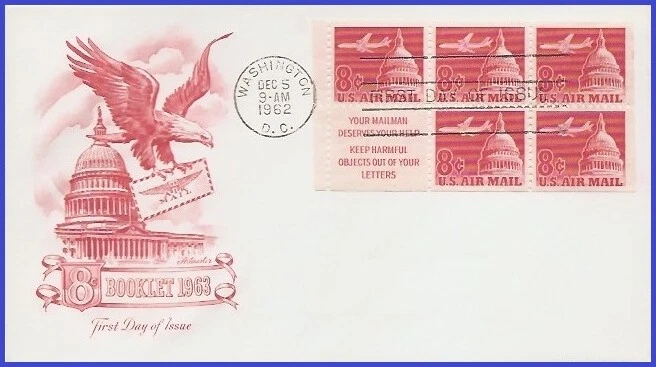 USA5 #C64b U/A ARTMASTER FDC BKLT  Plane & Capitol - Image 1 of 1