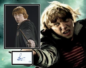 RUPERT GRINT SIGNED HARRY POTTER PHOTO MOUNT ALSO ACOA - Picture 1 of 1