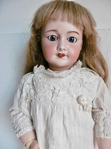 POUPÉE ANCIENNE TÊTE BISCUIT SFBJ MOULE 301 ÉPOQUE UNIS FRANCE - 60 cm - Imagen 1 de 21