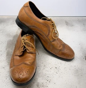 Rockport Herren Größe 11,5 Budapester Oxford Schuhe Braun Leder K74455 Schnürschuhe - Bild 1 von 11