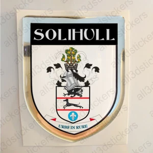 Solihull UK England Aufkleber Wappen Resin gewölbt Sticker 3D Flagge selbstklebend - Bild 1 von 1
