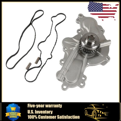 Water Pump AW6348 For 2019 Ford Explorer V6 3.5L & 2011-2016 Lincoln MKS V6 3.5L Foto 1 de 4