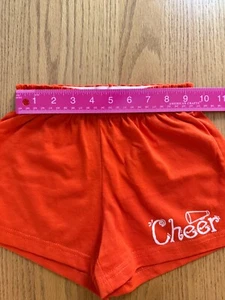 NEW Soffe Orange Cheer Shorts Youth Small (6-8) - Picture 1 of 4