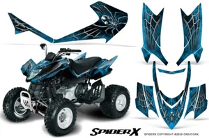 ARCTIC CAT DVX400 CREATORX GRAPHICS KIT SPIDERX BLUE ICE BB - Picture 1 of 1