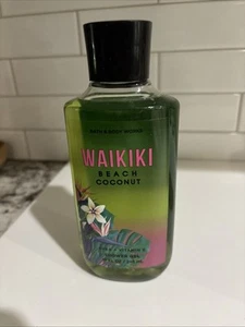 Waikiki Beach Coconut Shower Gel Full size Bath & Body Works 10 fl oz -retired - Picture 1 of 5