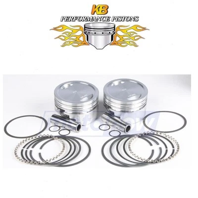 KB Cast Piston Set for 1986-1995 Harley Davidson XLH883DLX Sportster 883 cp - Image 1 of 4