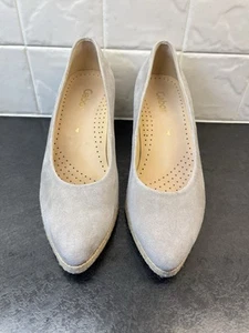 ZAPATOS CUÑA ALPARGATA GABOR PAISLEY TALLA 4. NUEVO. PVP £85,00. - Imagen 1 de 6