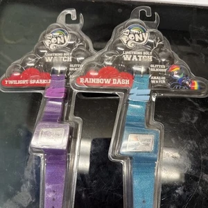Vintage Rainbow Dash & Twilight Sparkle Little Pony Uhr 2014 Hasbro FACT SEALED - Bild 1 von 8