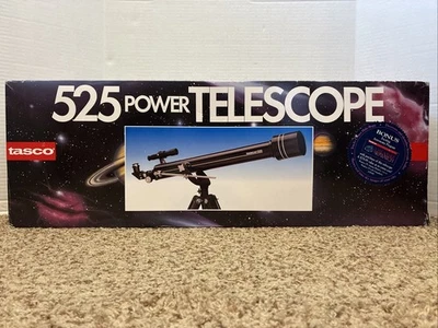 New/Open Box*Tasco 525 Power Refractor Telescope - Image 1 of 4