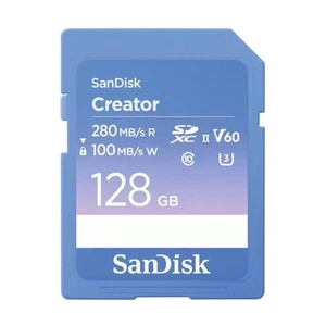 SanDisk Creator 128 GB SDXC UHS-II Class 10 - Afbeelding 1 van 4