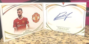 BRUNO FERNANDES 2021 PANINI - IMMACULATE COLLECTION SOCCER Auto Booklet 66/99 - Picture 1 of 8