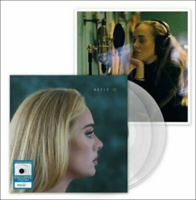 ADELE - 30 CLEAR VINYL LP W/ 12" x 12" Limited Edition Print 11/27 - Image 1 of 4